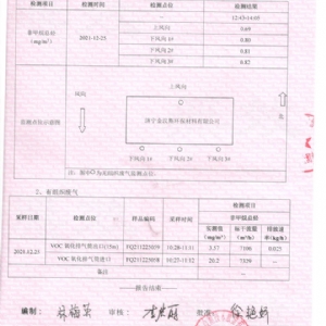 1月份废气检验检测报告（2022.1.4）